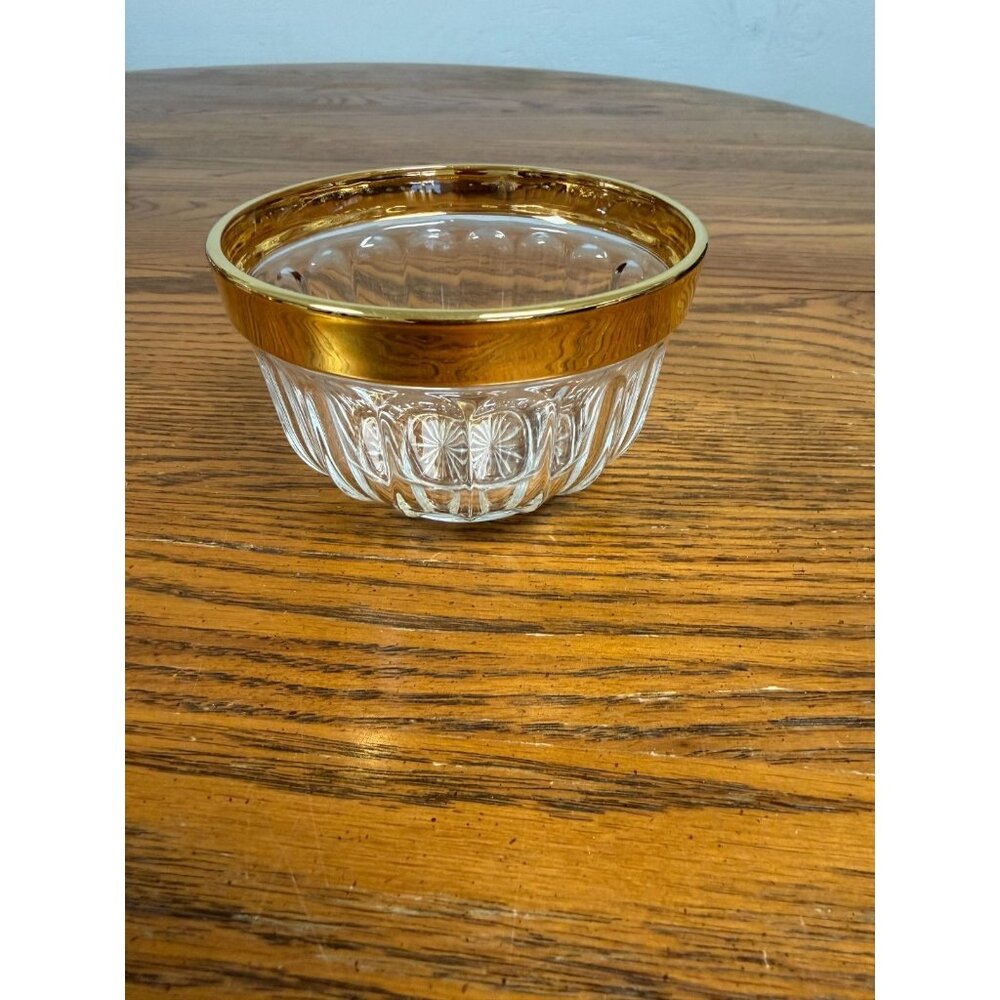 Mikasa Cambria Gold Individual 4" Gold‎ Trimmed Bowl